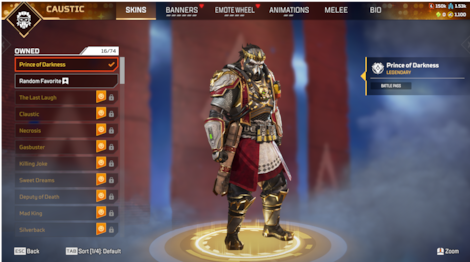 Apex Legends Account | 342 Level + 69 Legend Skins (PC) - EA App Account - GLOBAL - 12