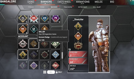 Apex Legends Account | 352 Level + 54 Legend Skins (PC) - EA App Account - GLOBAL - 7