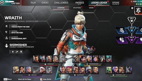Apex Legends Account | 352 Level + 54 Legend Skins (PC) - EA App Account - GLOBAL - 5