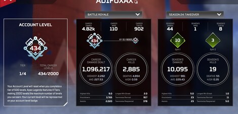 Apex Legends Account 434 Level (PC) - EA App Account - GLOBAL - 6