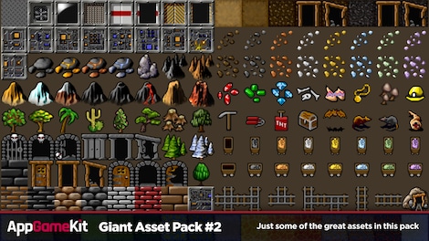 App Game Kit 2 - AppGameKit - Giant Asset Pack 2 Steam Key RU/CIS - 0