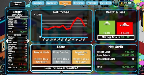 Arcade Tycoon (PC) - Steam Key - GLOBAL - 5