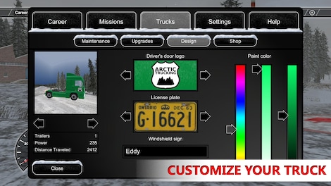 Arctic Trucker Simulator Steam Key GLOBAL - 5