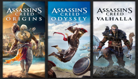 Assassin's Creed Bundle: Assassin's Creed Valhalla, Assassin's Creed Odyssey, and Assassin's Creed Origins (Xbox Series X/S) - Xbox Live Key - GLOBAL - 0