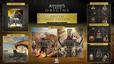 Assassin's Creed Origins Gold Edition Steam Gift PC EUROPE - 0