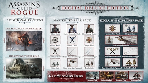Assassin’s Creed Rogue Deluxe Edition Ubisoft Connect Key GLOBAL - 3