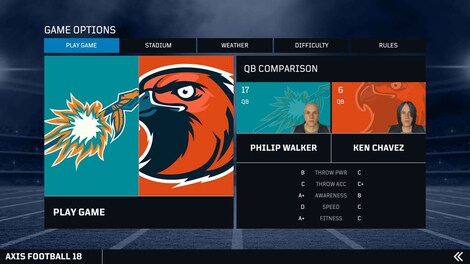 Axis Football 2018 Xbox Live Key Xbox One UNITED STATES - 7