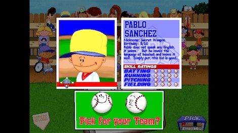 Backyard Baseball '97 (PC) - Steam Account - GLOBAL - 6