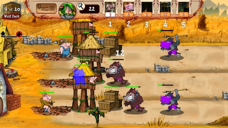Bacon Tales - Between Pigs and Wolves Steam Key GLOBAL - 3