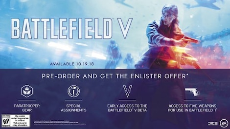 Battlefield V Enlister Offer DLC EA App PC Key GLOBAL - 3