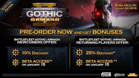 Battlefleet Gothic: Armada 2 Steam Key GLOBAL - 9