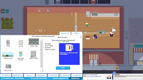 Beans: The Coffee Shop Simulator Steam Key GLOBAL - 4