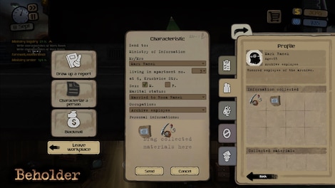 Beholder (PC) - Steam Key - CIS - 13