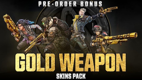 BORDERLANDS 3 - GOLD WEAPON SKINS PACK PC Epic Games Key GLOBAL - 0