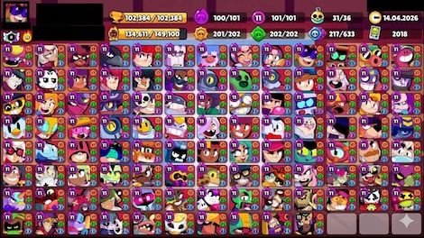 Brawl Stars Account | +100k TROPHY +400 OG SKINS MAXED (All Platforms) - Supercell Account - GLOBAL - 3