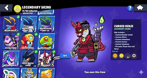 Brawl Stars Account | ALL HYPER BUFFIES +400 skins MAXED END GAME (All Platforms) - Supercell Account - GLOBAL - 5