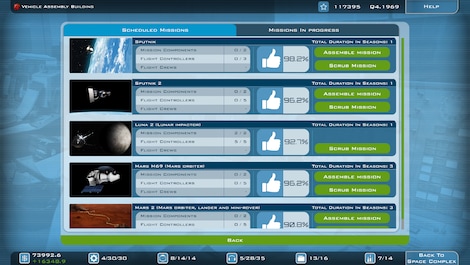 Buzz Aldrin's Space Program Manager Steam Key GLOBAL - 19