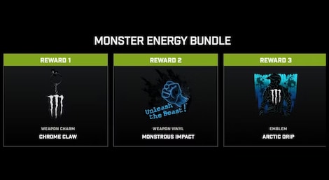 Call of Duty: Modern Warfare III - Monster Energy Charm + Emblem + Calling Card Bundle (All Platforms) - Call of Duty Official Key - GLOBAL - 0