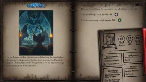 Caverns of the Snow Witch (Fighting Fantasy Classics) (PC) - Steam Key - GLOBAL - 5