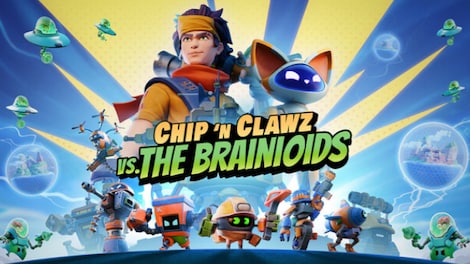 Chip ‘n Clawz vs. The Brainioids (PC) - Steam Key - GLOBAL - 0
