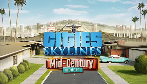 Cities: Skylines - Content Creator Pack: Mid-Century Modern (PC) - Steam Gift - EUROPE - 0