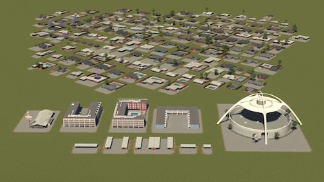 Cities: Skylines - Content Creator Pack: Mid-Century Modern (PC) - Steam Gift - GLOBAL - 11