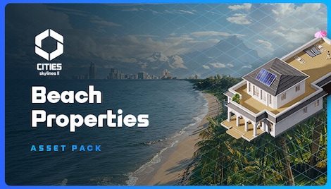 Cities: Skylines II - Beach Properties (PC) - Steam Key - ROW - 0