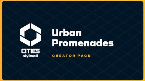 Cities: Skylines II - Creator Pack: Urban Promenades (PC) - Steam Gift - EUROPE - 0