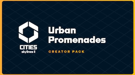Cities: Skylines II - Creator Pack: Urban Promenades (PC) - Steam Key - EUROPE - 0