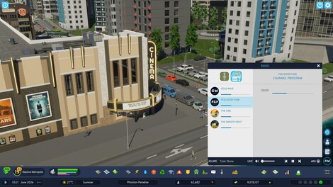 Cities: Skylines II - Feelgood Funk Radio (PC) - Steam Key - GLOBAL - 3
