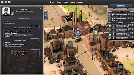 City of Gangsters (PC) - Steam Key - CIS - 8
