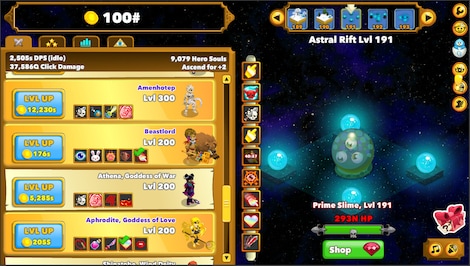 Clicker Heroes + All DLC (PC) - Steam Account - GLOBAL - 4