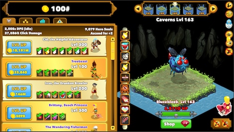 Clicker Heroes + All DLC (PC) - Steam Account - GLOBAL - 3