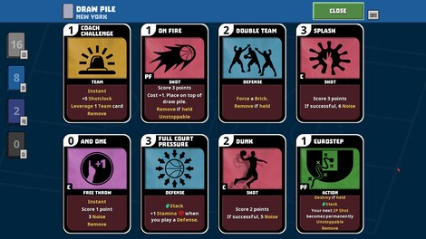 Clutchtime: Basketball Deckbuilder (PC) - Steam Key - GLOBAL - 6