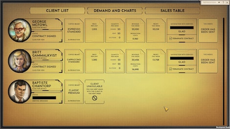 Coffee Noir - Business Detective Game (PC) - Steam Key - GLOBAL - 12