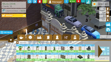 Coffee Shop Tycoon (PC) - Steam Key - GLOBAL - 12