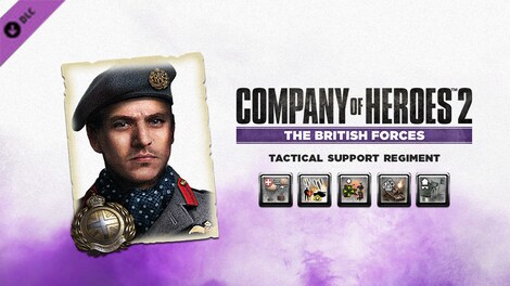 COH 2 - British Commander: Tactical Support Regiment Steam Key GLOBAL - 0