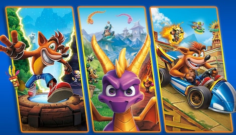 Crash + Spyro Triple Play Bundle (PS4) - PSN Account - GLOBAL - 0