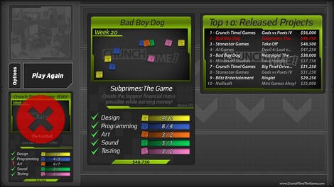 Crunch Time! Steam Key GLOBAL - 18