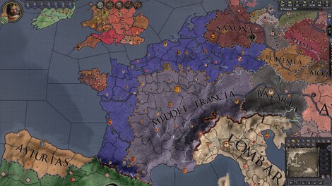 Crusader Kings II - Charlemagne Steam Key RU/CIS - 8