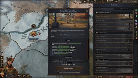 Crusader Kings III: Khans of the Steppe (PC) - Steam Key - NORTH AMERICA - 7