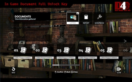 D4: In Game Document Full Unlock Key Steam Key GLOBAL - 4