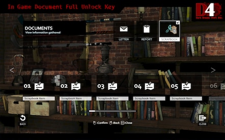 D4: In Game Document Full Unlock Key Steam Key GLOBAL - 0