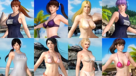 DEAD OR ALIVE 5 Last Round Tropical Paradise Costume & Movie Set Steam Key GLOBAL - 10