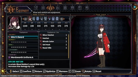 Death end re;Quest 2 - Blood Skelter Set (PC) - Steam Key - GLOBAL - 5