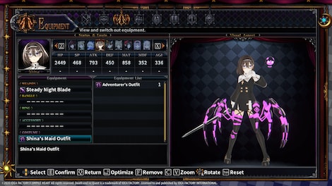 Death end re;Quest 2 - Shina's Maid Outfit (PC) - Steam Gift - GLOBAL - 3