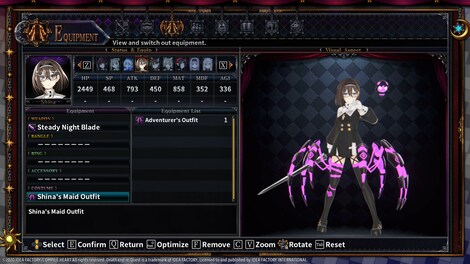 Death end re;Quest 2 - Shina's Maid Outfit (PC) - Steam Key - EUROPE - 3