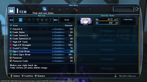 Death end re;Quest Healing Item Set (PC) - Steam Key - GLOBAL - 3