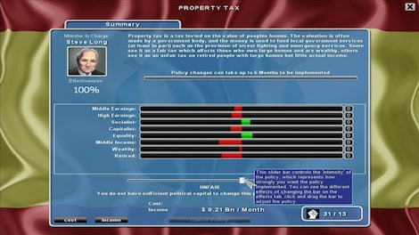 Democracy 2 Steam Key GLOBAL - 7