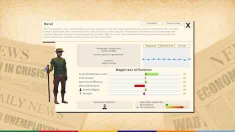Democracy 3 Africa Steam Gift GLOBAL - 7